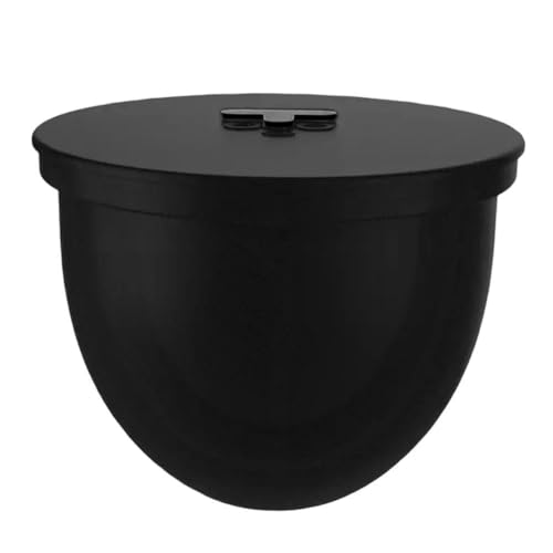 BlissfulAbode Mezcladores de silicona para cuencos, resistentes al calor, de grado alimenticio, color negro