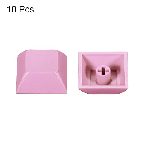 PATIKIL 1U Blank Keycaps, 10 Pack Universal PBT Keyboard Replacement Accessories for MX Mechanical Keyboard Pink - Image 3
