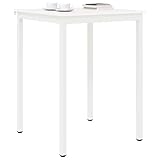 【Dimensions】 La table est conçue avec soin pour allier beauté et fonctionnalité, offrant assez d'espace pour accueillir des repas et des rencontres. Sa construction robuste assure la stabilité, et ses pieds en métal carrés avec la poutre en H fournissent un excellent équilibre et soutien, parfaits pour des repas quotidiens.