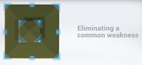 Garden Winds Replacement Canopy Top Cover for Madaga Gazebo - Riplock 350 - Terra Cotta - Image 5