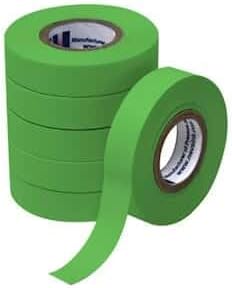 Cole-Parmer Write-On Tape, Green, 1/2" x 14 yds, 6/pk