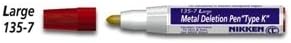 PSDNikken Metal Plate Deletion Pen, Type K - Large, for AB Dick Triton, Anocoil, Citiplate, Dupont, Imation, Kodak Polychrome, Konica Minolta