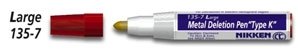 PSDNikken Metal Plate Deletion Pen, Type K - Large, for AB Dick Triton, Anocoil, Citiplate, Dupont, Imation, Kodak Polychrome, Konica Minolta