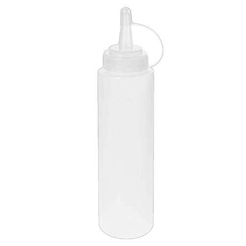 BEAUTYBIGBANG 2021 1PCS 200ml Bouteille à Sauce Plastique Bouteilles à Bec verseur pour huiles et vinaigrettes Flacon Souple en Plastique Distributeur de Condiments Sauce Cover