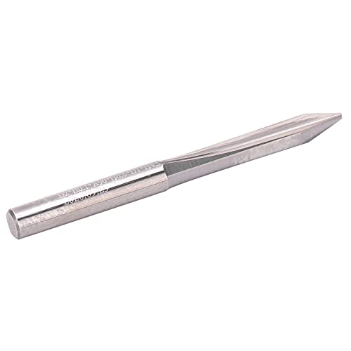 V-vormige frees, graveerbit 4x1,0x30° CNC-snijbit Duurzame rechte frees met 2 groeven voor graveergereedschap - Image 4