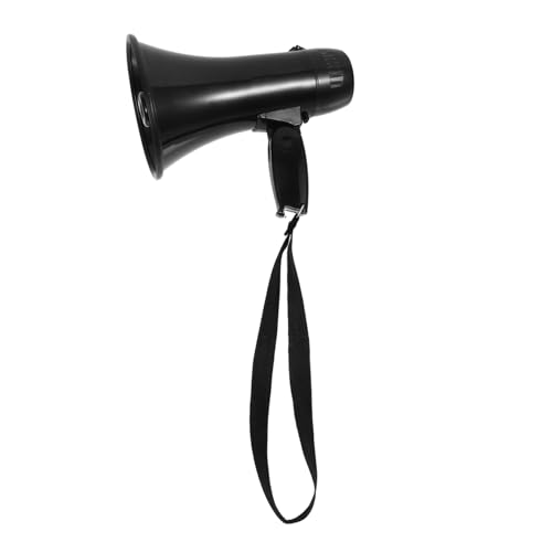 POPETPOP 25W Handheld Megaphone Bullhorn Speaker 240s Recording Portable for Cheerleading Emergency Alerts and Sporting Events