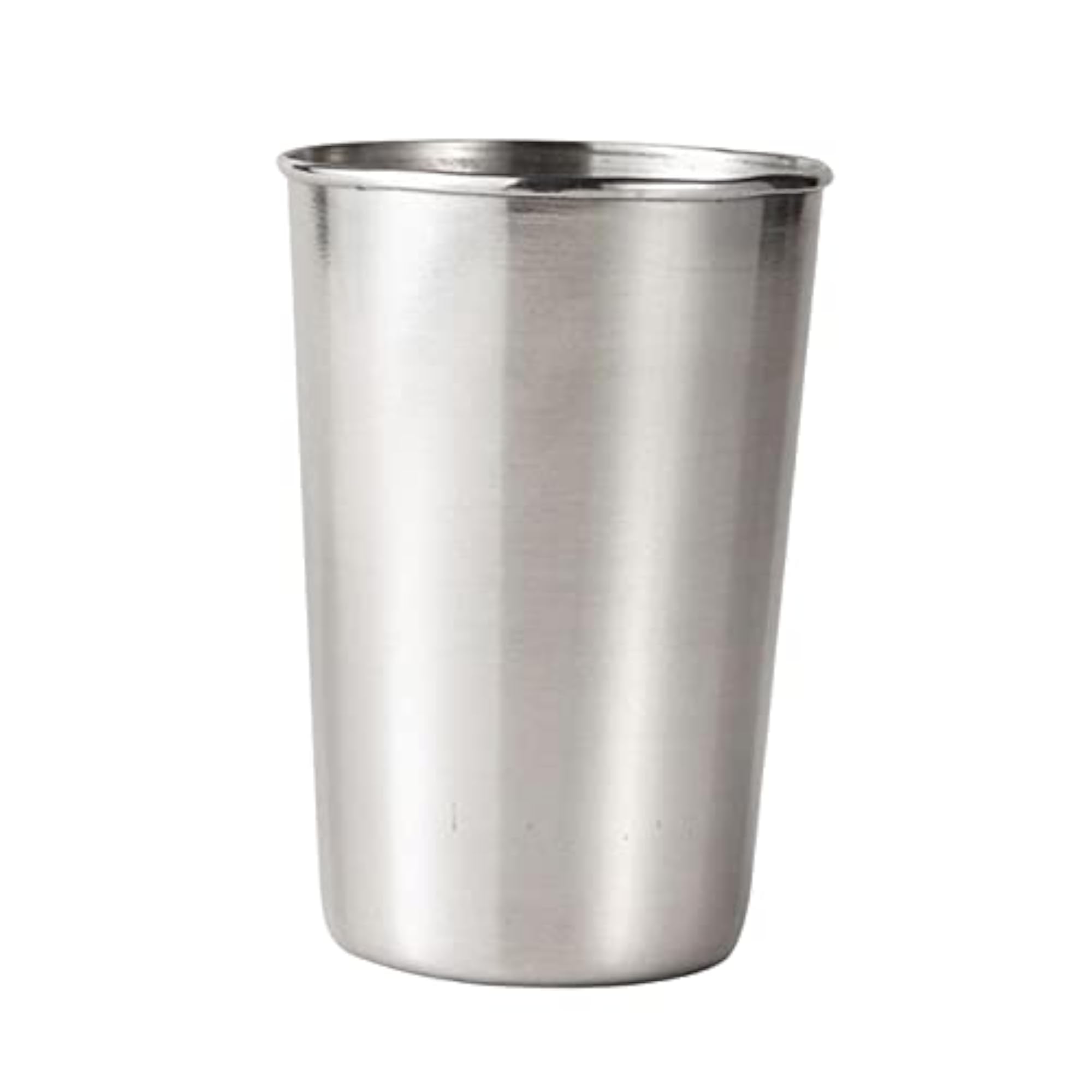 Unbreakable Metal Drinking Glasses Silver Mug