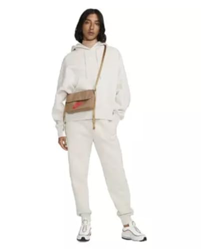 NIKE DQ5688-104 W NSW PHNX FLC HR Pant STD Pants Women's LT Orewood BRN/SAIL Size S-S