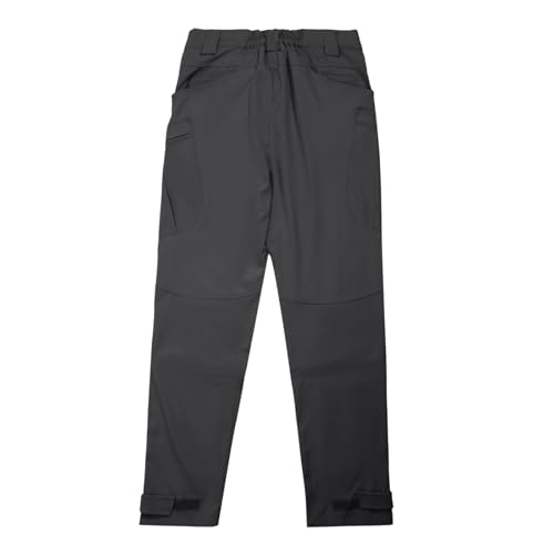 Mens Slim Fit Outdoor Softshell Pants Stretch Water Workwear Durable Hiking Cargo Trousers for Adventure4