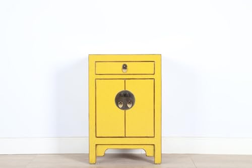 Yajutang Cómoda china mesita de noche madera