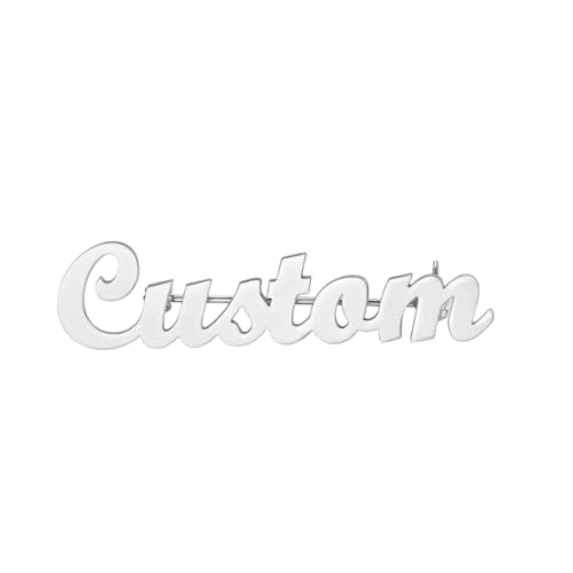 Personalized Name Brooch Pin for Men & Women, Custom Jewelry Gift
