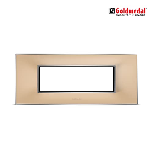 Image of Goldmedal Wega 6 Module Cover Plate, Gold
