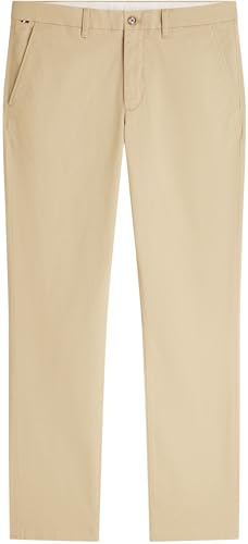 Tommy Hilfiger Herren Chino Hose Denton Printed Structure Straight Fit, Beige (Sandalwood), 31W/28L – Ansicht 6