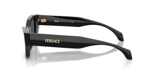 Versace Woman Sunglasses Havana Tortoise Frame, Dark Grey Lenses, 53MM2