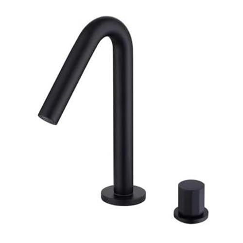 Mitigeur de lavabo de salle de bain 2 trous rotatif pour laver plus facilement