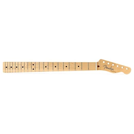 Fender® 1951 Telecaster® cuello, forma de "U", trastes estrechos y altos, 9.5 pulgadas, arce