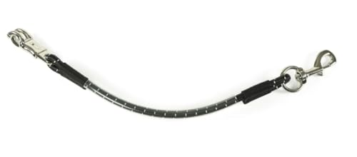 Shires Heavy Duty Bungee Trailer Tie Black