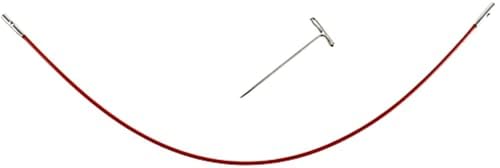 Image of ChiaoGoo 8-Inch Twist Lace Interchangeable Cables, Small, Red (7508-S)