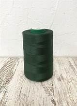 Hilo de nylon para coser cuero y lona 8oz bobina verde oscuro miniatura 1