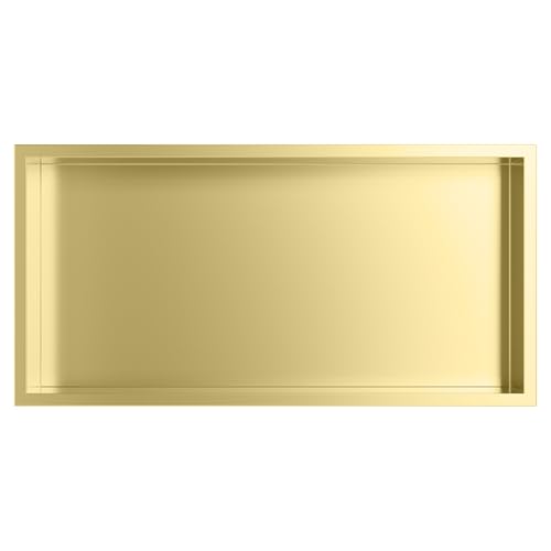 Nassboards 304 Stainless Steel Shower Niche - Wet Room Shelf Recess Waterproof Storage - Easy Installation for Home Improvement Bathroom Renovation - Durable Lightweight Pre-Built