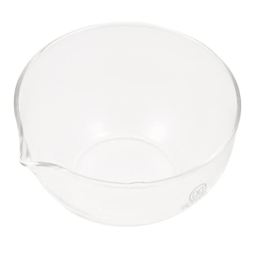 Mikikit Evaporating Dish Round Evaporating Container Basin for Lab Evaporating Basin Lab Evaporating Bowl Crystallizing Dish Round Evaporating Bowl Terrarium Petri Dish Glass Flat Supplies