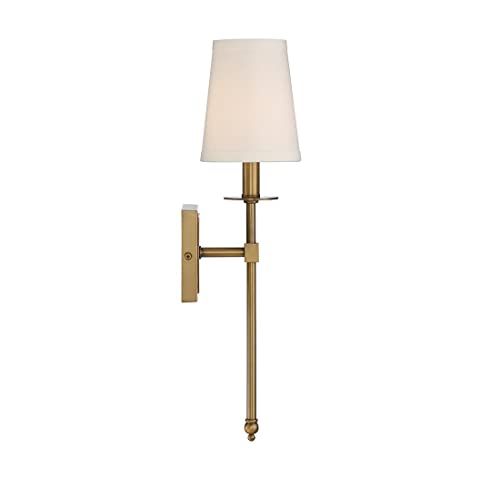 Savoy House 9-302-1-322 Monroe 1-Light Sconce In Warm Brass #TOP5