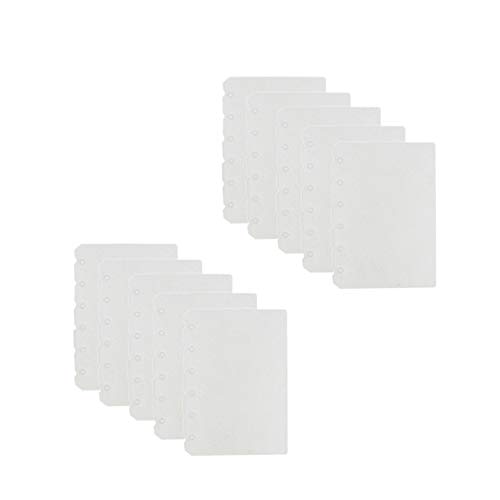 Papier en PVC transparent givré résistant à 6 trous pour protéger vos notes