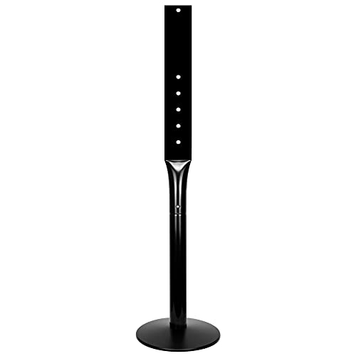 Poteau de panneau de stationnement en fonte noire 122 cm