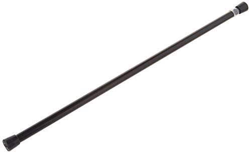 Rod Desyne Spt-R-18-2 7/16" Round Spring Tension Rod 18"-28", Black, 18-28" #TOP2