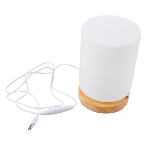 Lámpara de Mesa Cilíndrica LED Regulable con Carga USB miniatura 1