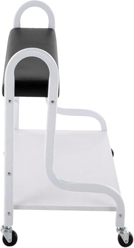 Carro portatil para spa de pies con ruedas y almacenamiento