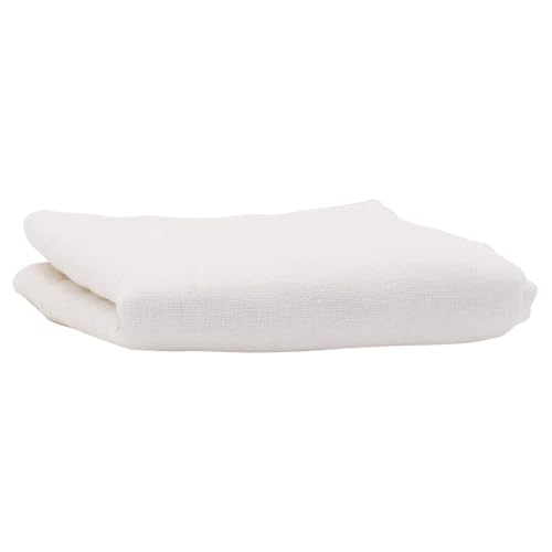 syayw Excelente estopilla - Bolsa de algodón reutilizable para leche de nueces, 122 x 102 cm, tejido filtrante fino para yogur, conservas de alimentos, té, filtración láctea, fabricación de queso