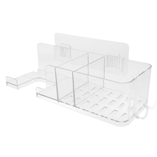 SOLUSTRE Space-Saving Wall Hair Dryer Holder Nail- Mounting for Bedroom Bathroom