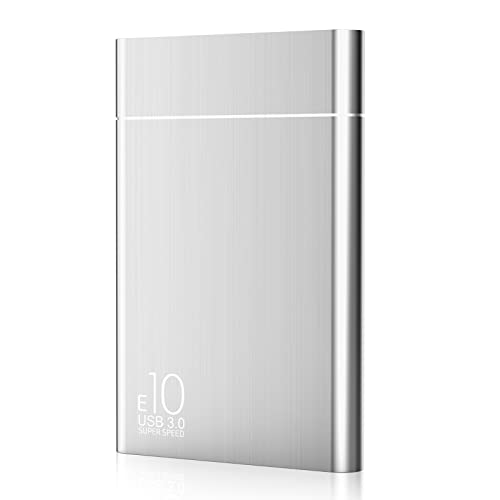 Disque Dur Externe 2to USB3.0 pour PC, Mac, Ordinateur de Bureaup Wii U, Xbox(2to, Argent)