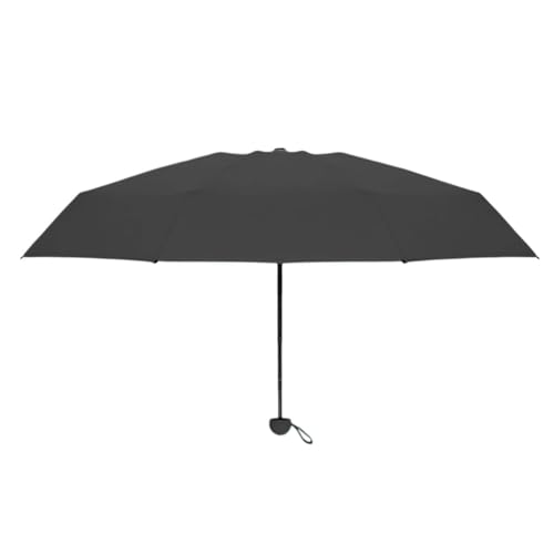Parasol de protection solaire pliable anti-UV et vent avec 6 baleines renforcées