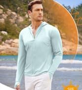 COOFANDY Men Full Zip UPF 50 Sun Protection Hoodie Jacket Long Sleeve Lightweight Breathable UV Shirts with Pockets - Image 2