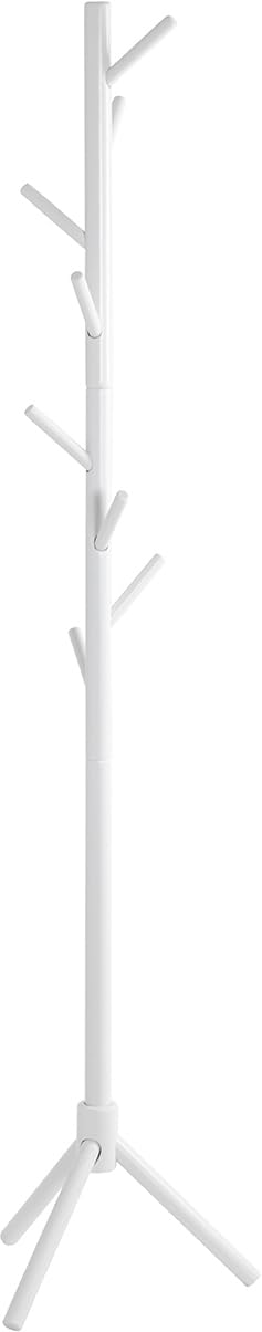 HAKU Appendiabiti bianco, Legno massiccio - Dim.: A 174 cm x Ø 43 cm, Stile: Tradizionale