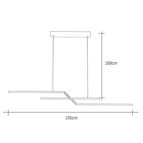 Suspension LED à intensité variable dorée pour supprimer l'éblouissement - 5