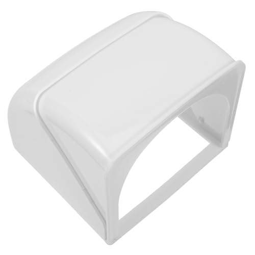 Sosoport Protector De Enchufe De Pared Blanco, Tapa Plegable Para Enchufe Exterior, Cubierta Protectora Para Tomacorrientes Baños y Exteriores
