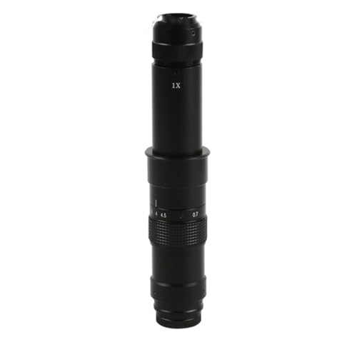 Microscope 120X 130X 160X 200X 300X 320X 360X 500X 600X Industrial Adjustable Monocular Zoom C Mount Lens(600X)