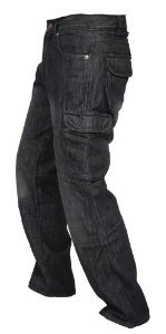 Newfacelook Hombres Denim pantalones vaqueros Moto de carga con protección de aramida W34-L34 Cover