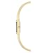Armitron Women's 75/5322BKGP Diamond-Accented Dial Gold-Tone Bangle Watch