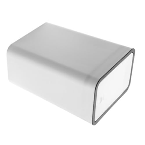 Caneca de Basura Plástica Blanca con Tapa a Presión 33 cm miniatura 3