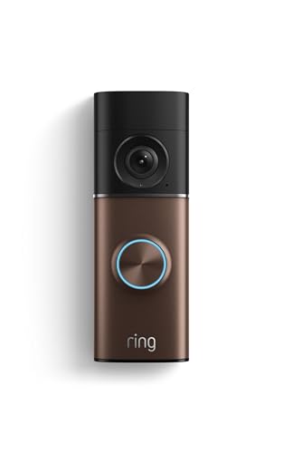 Image of Ring Wired Doorbell Pro (newest model), Home or business security, Retinal 4K with wide-angle video, 10x Enhanced Zoom, and Low-Light Sight, Polished Mocha