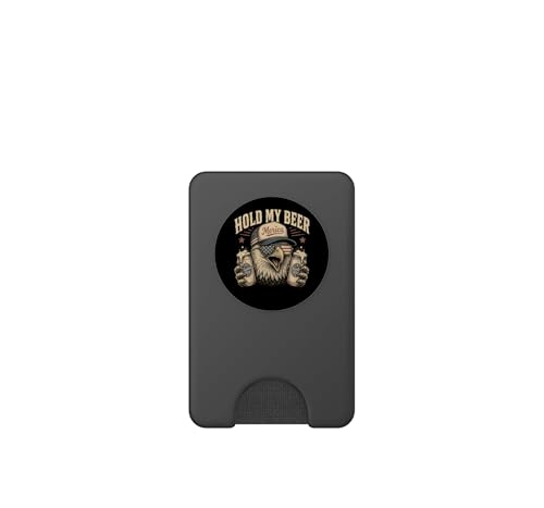 PopSockets PopWallet MagSafe Hold This Beer Eagle porte-carte original