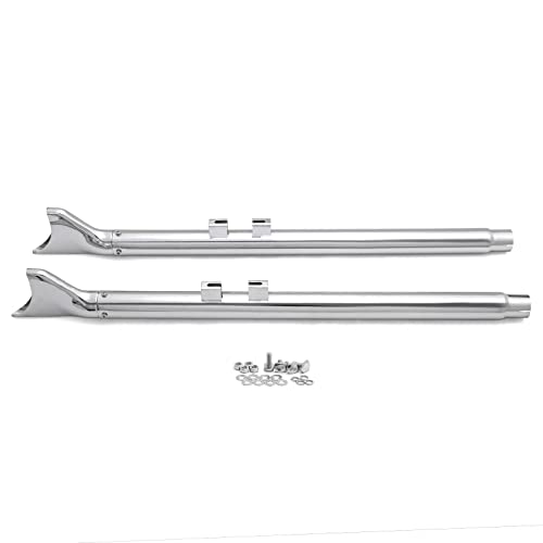 TARAZON 39' Tubi di scarico marmitta Fishtail per Harley Davidson Touring 95-16 Bagger Road King Street Glide Doppio sistema di scarico