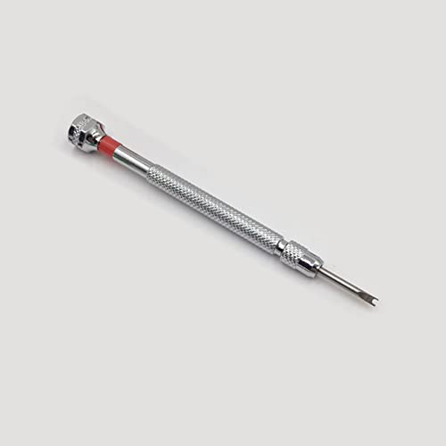 Chave de fenda de cabeça de aço para relógio, correia de reparação, fivela em forma de U, chave de fenda para relógio Hublot, 2,0 x 1,0 Cabeça dupla, 1 unidade
