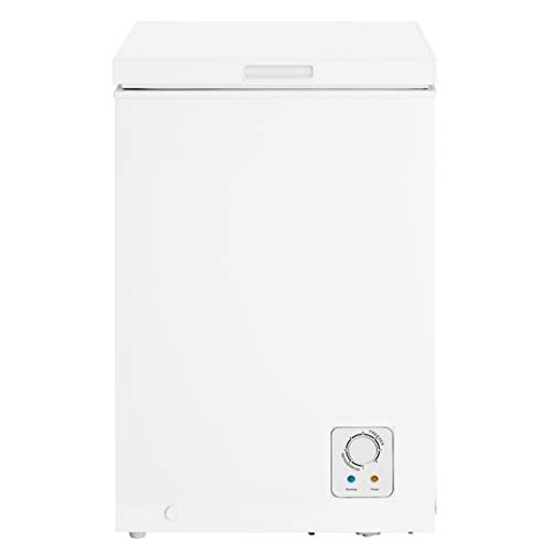 Hisense FT124D4HW1 - Arcón Congelador Horizontal, clase A+, cesta con asa, función dual convertible en modo frigorífico, 95 l de capacidad neta, silencioso 40dB, color blanco