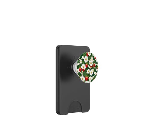 Fleurs de Jardin Fraise Daisy Fleurs Floral PopSockets PopWallet MagSafe
