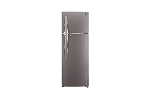 Image of LG 284 L 3 Star Frost Free Double Door Refrigerator(GL-T302RDSU.ADSZEBN, Dazzle Steel, Inverter Compressor)